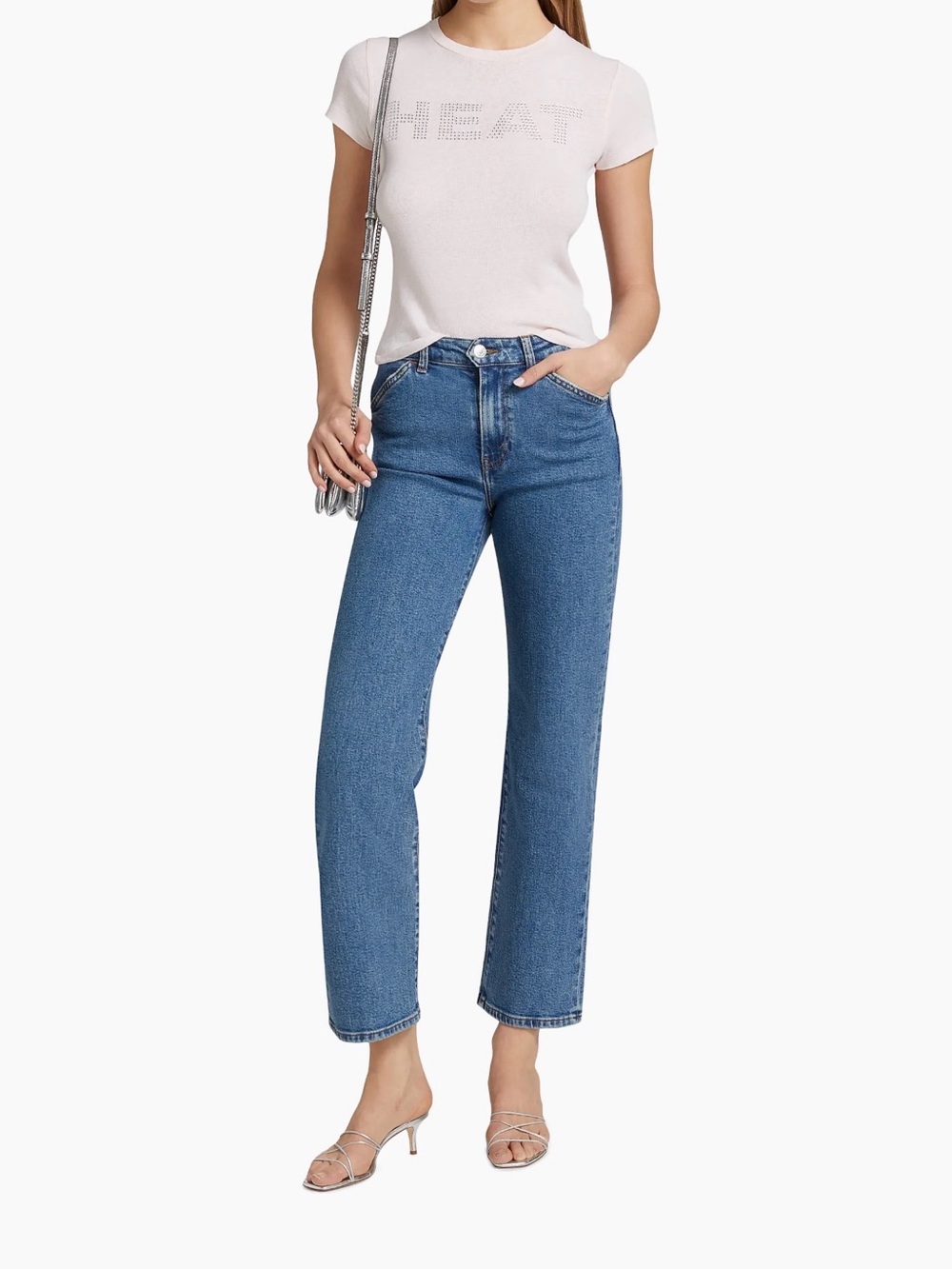 Re/Done The Westley Mid-Rise Straight Ankle Jeans